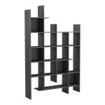 Βιβλιοθήκη Manco pakoworld ανθρακί 122x25.5x188εκ