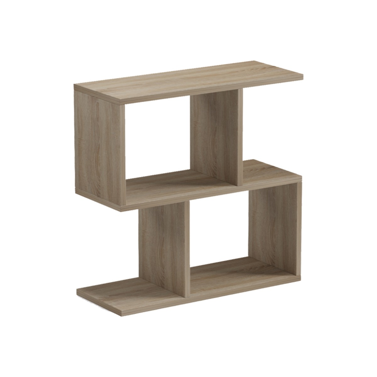 Βοηθητικό τραπέζι-βιβλιοθήκη Wesmol pakoworld sonoma 50x20x50εκ