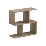 Βοηθητικό τραπέζι-βιβλιοθήκη Wesmol pakoworld sonoma 50x20x50εκ