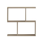 Βοηθητικό τραπέζι-βιβλιοθήκη Wesmol pakoworld sonoma 50x20x50εκ