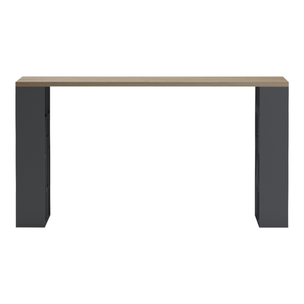 Γραφείο εργασίας Lovet pakoworld ανθρακί-sonoma 140x60x75εκ