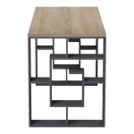 Γραφείο εργασίας Lovet pakoworld ανθρακί-sonoma 140x60x75εκ