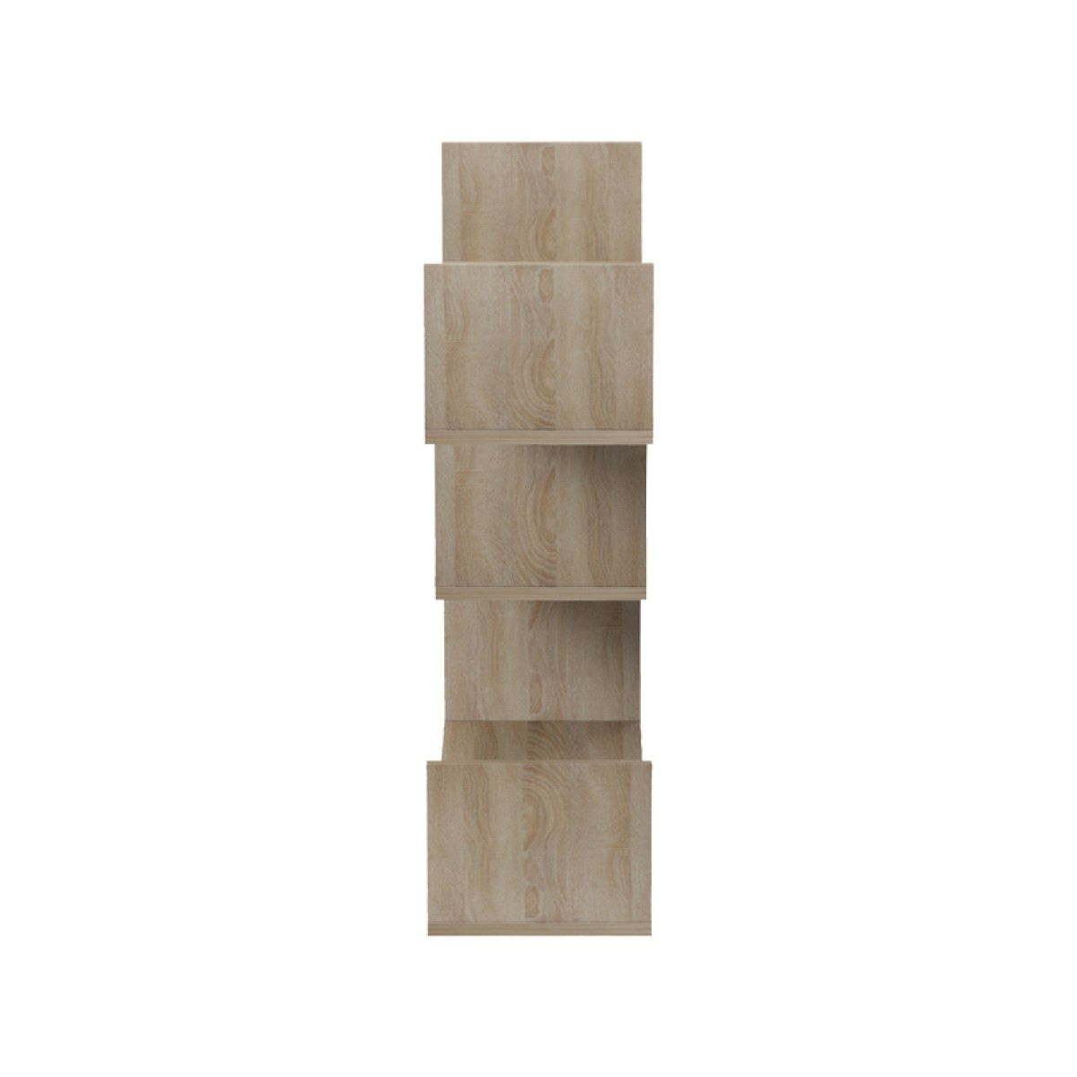 Ραφιέρα τοίχου Tiber pakoworld sonoma 120x22x67εκ