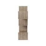 Ραφιέρα τοίχου Tiber pakoworld sonoma 120x22x67εκ