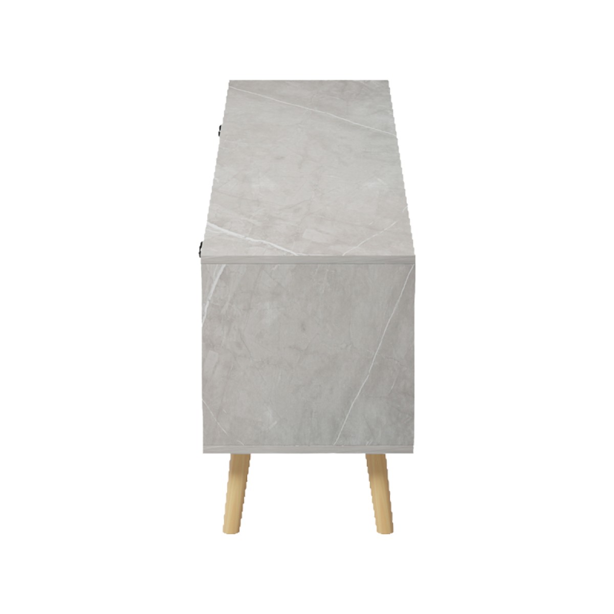 Έπιπλο τηλεόρασης Gorna pakoworld μπεζ εφέ μαρμάρου 180x35x48.6εκ