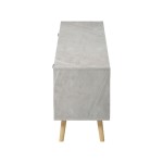Έπιπλο τηλεόρασης Gorna pakoworld μπεζ εφέ μαρμάρου 180x35x48.6εκ