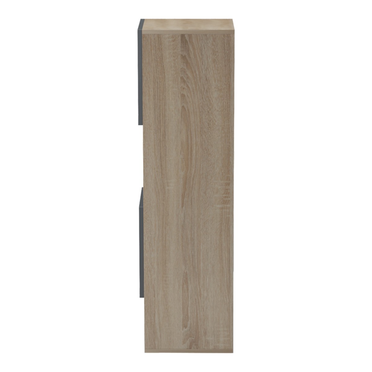 Σύνθετο σαλονιού Defry pakoworld sonoma-ανθρακί 177.5x31.5x110εκ