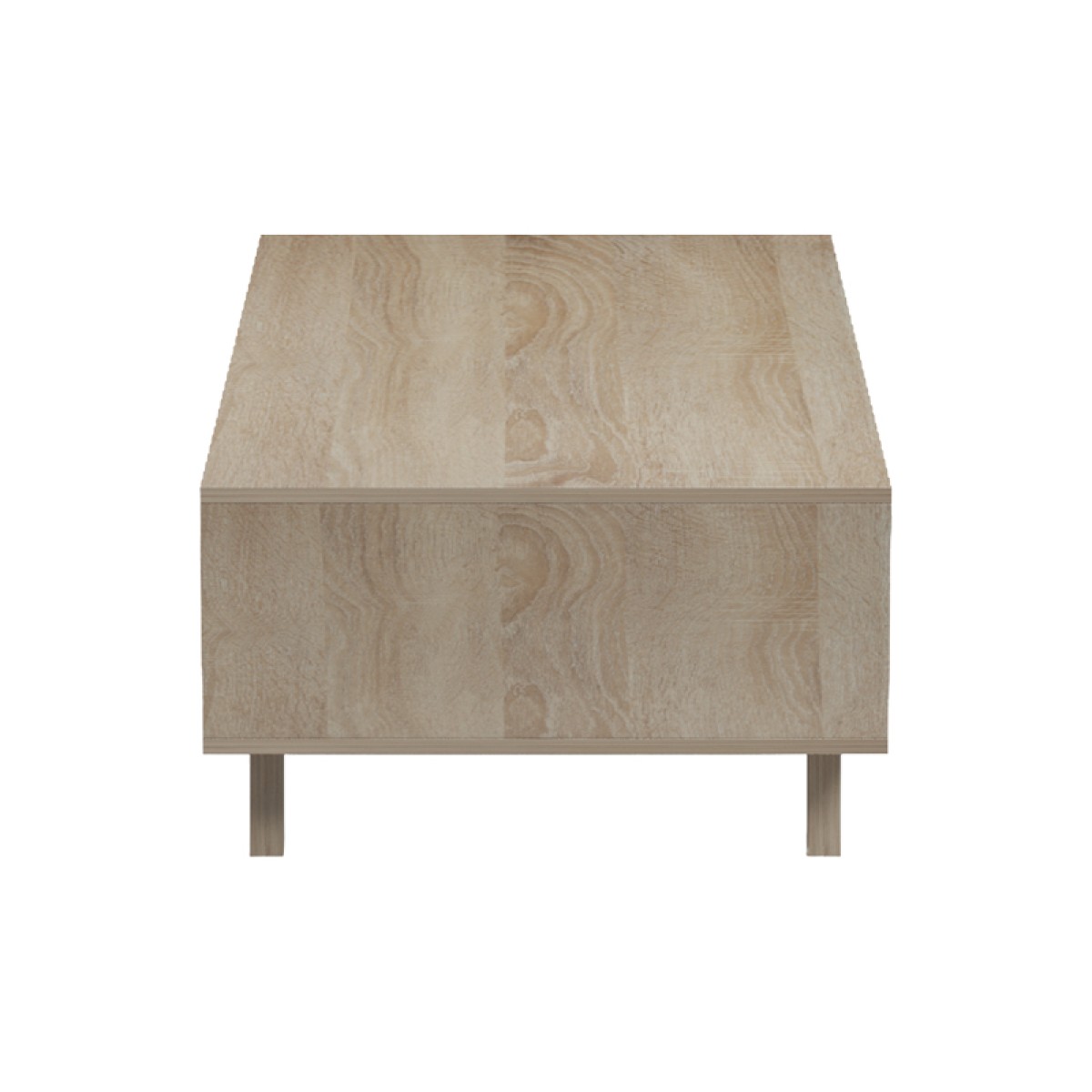 Τραπέζι σαλονιού Elonza pakoworld sonoma-ανθρακί 120x60x36εκ