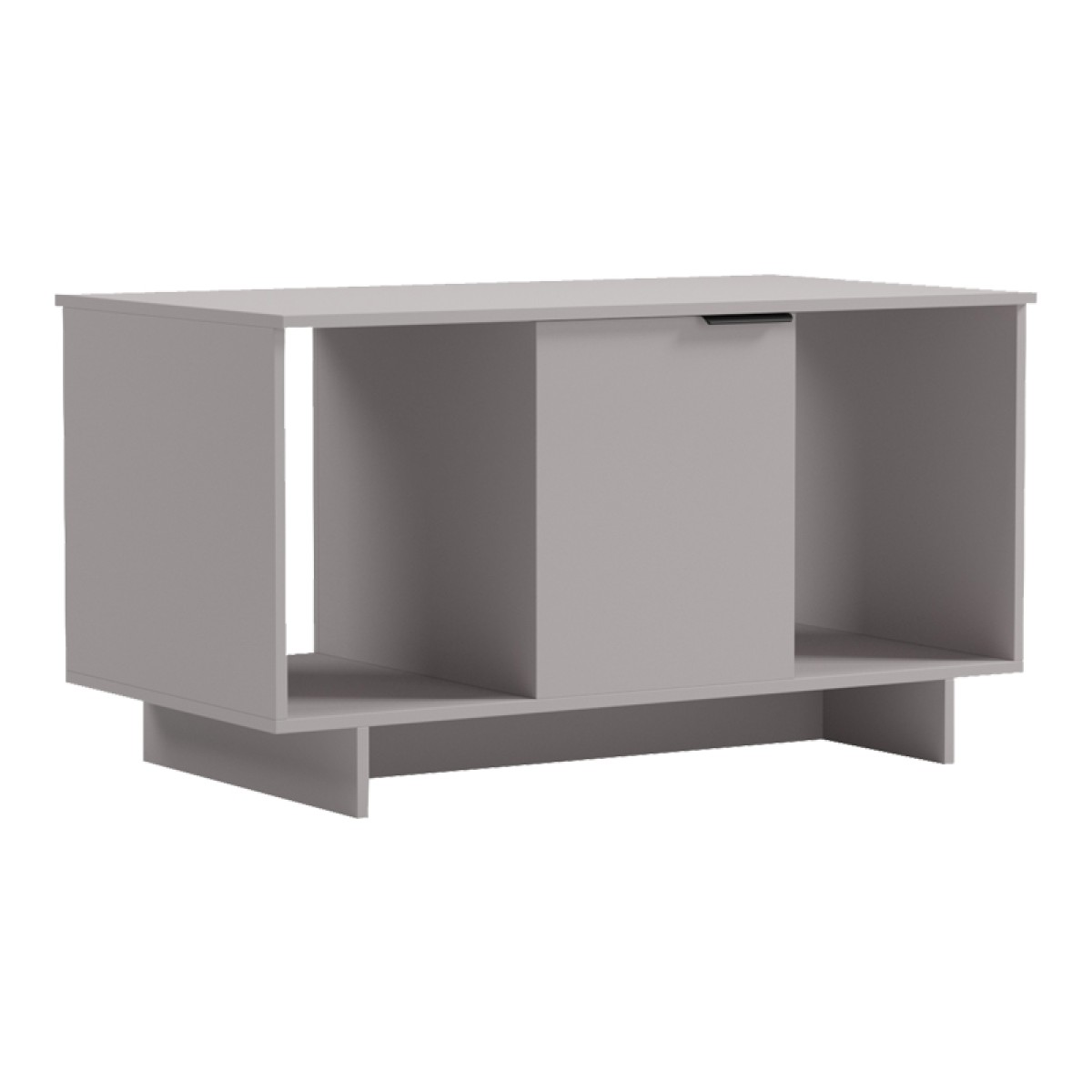 Τραπέζι σαλονιού Nalinda pakoworld taupe 100x55x55εκ