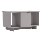 Τραπέζι σαλονιού Nalinda pakoworld taupe 100x55x55εκ