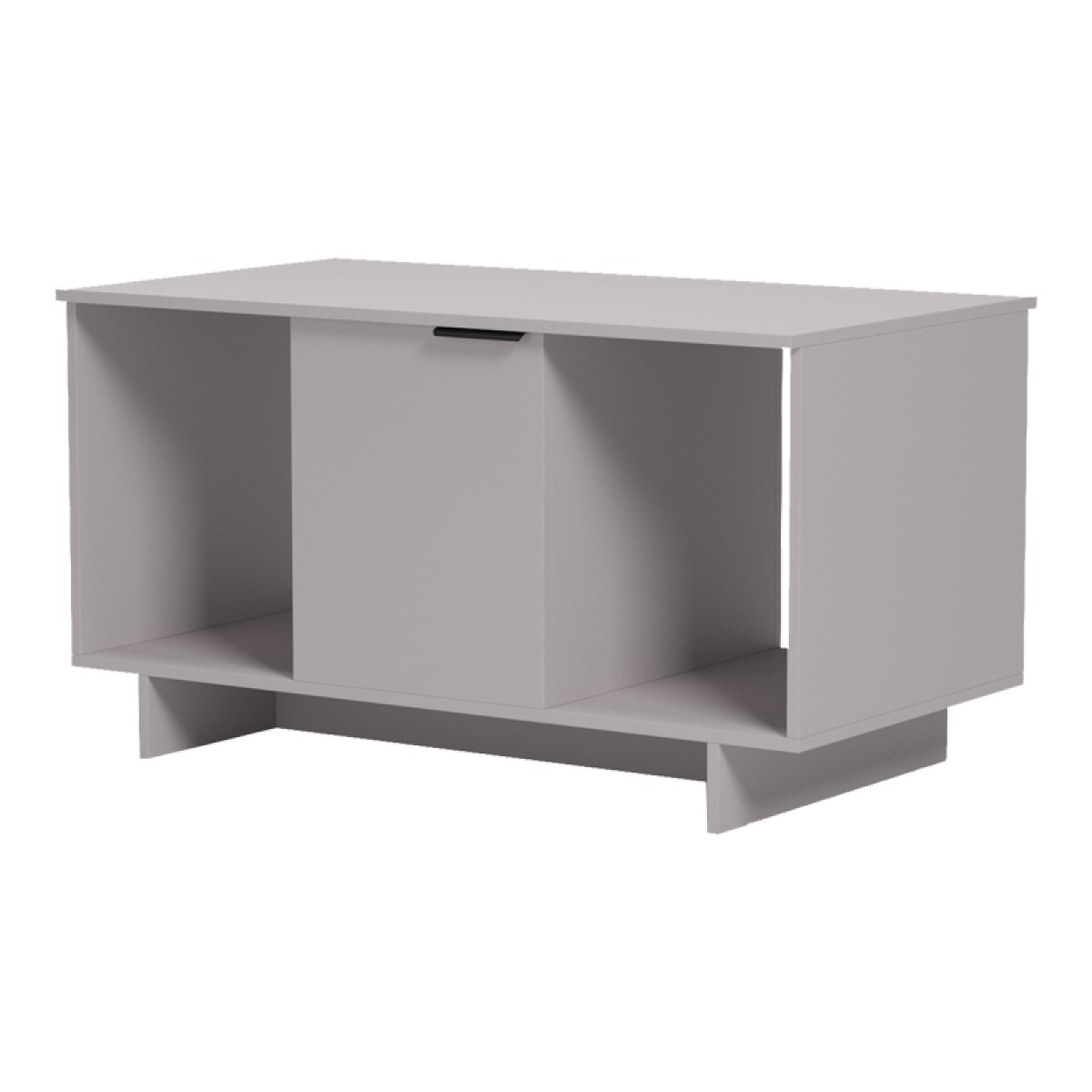 Τραπέζι σαλονιού Nalinda pakoworld taupe 100x55x55εκ