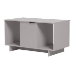 Τραπέζι σαλονιού Nalinda pakoworld taupe 100x55x55εκ