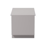 Τραπέζι σαλονιού Nalinda pakoworld taupe 100x55x55εκ