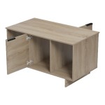 Τραπέζι σαλονιού Nalinda pakoworld sonoma 100x55x55εκ