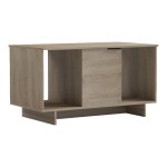 Τραπέζι σαλονιού Nalinda pakoworld sonoma 100x55x55εκ