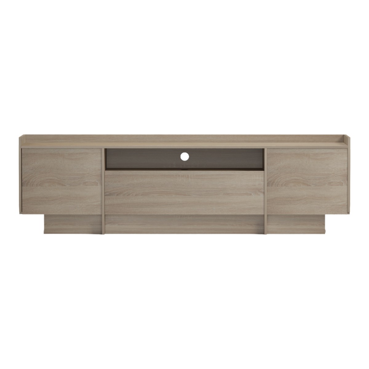 Έπιπλο τηλεόρασης Derden pakoworld sonoma 197x38x58εκ