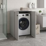 Ντουλάπι πλυντηρίου Bathy pakoworld λευκό 70x66x90εκ