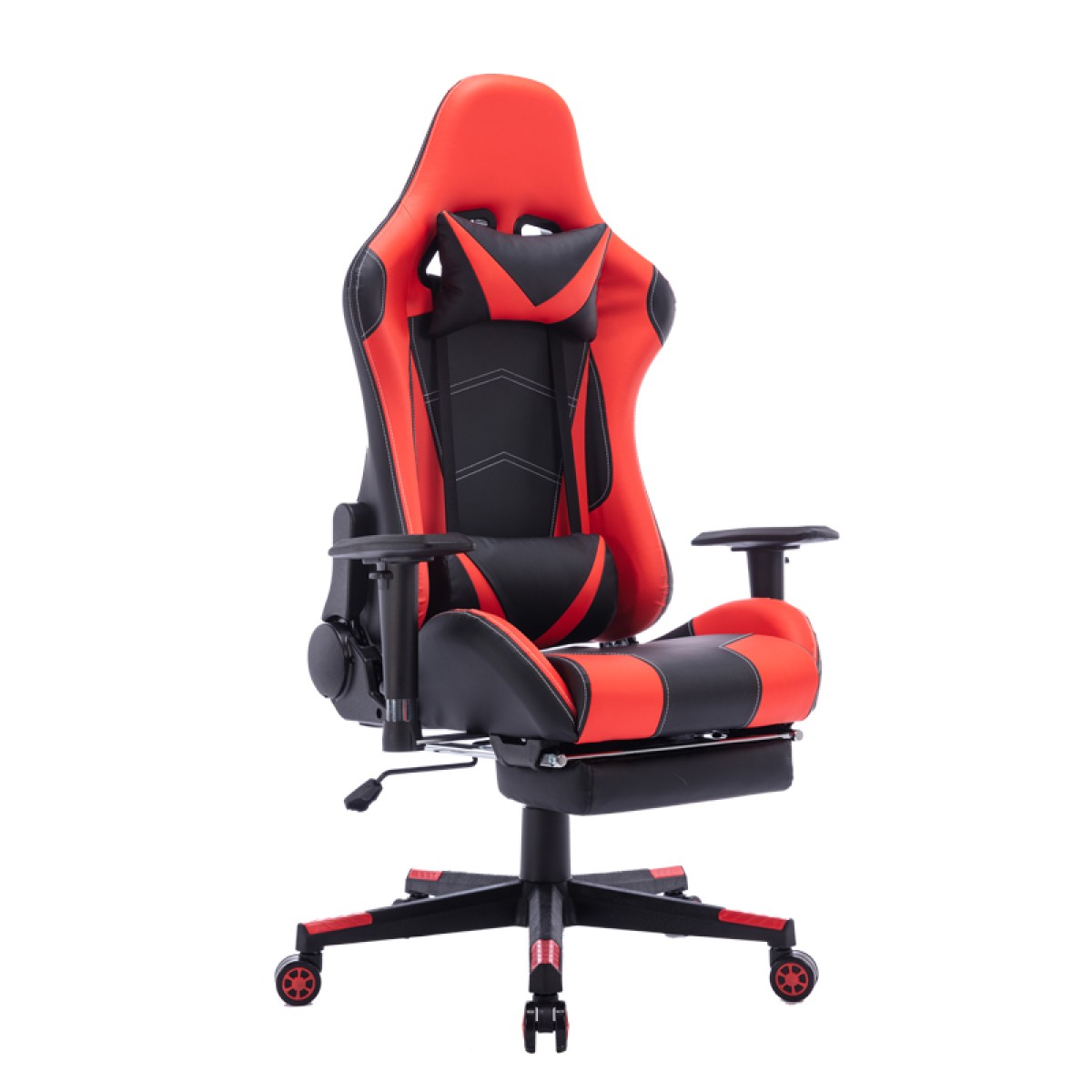 Καρέκλα γραφείου gaming Zeldo pakoworld pu μαύρο-κόκκινο 66x56x135εκ Καρέκλα γραφείου gaming Zeldo pakoworld pu μαύρο-κόκκινο 66x56x135εκ