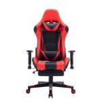 Καρέκλα γραφείου gaming Zeldo pakoworld pu μαύρο-κόκκινο 66x56x135εκ Καρέκλα γραφείου gaming Zeldo pakoworld pu μαύρο-κόκκινο 66x56x135εκ