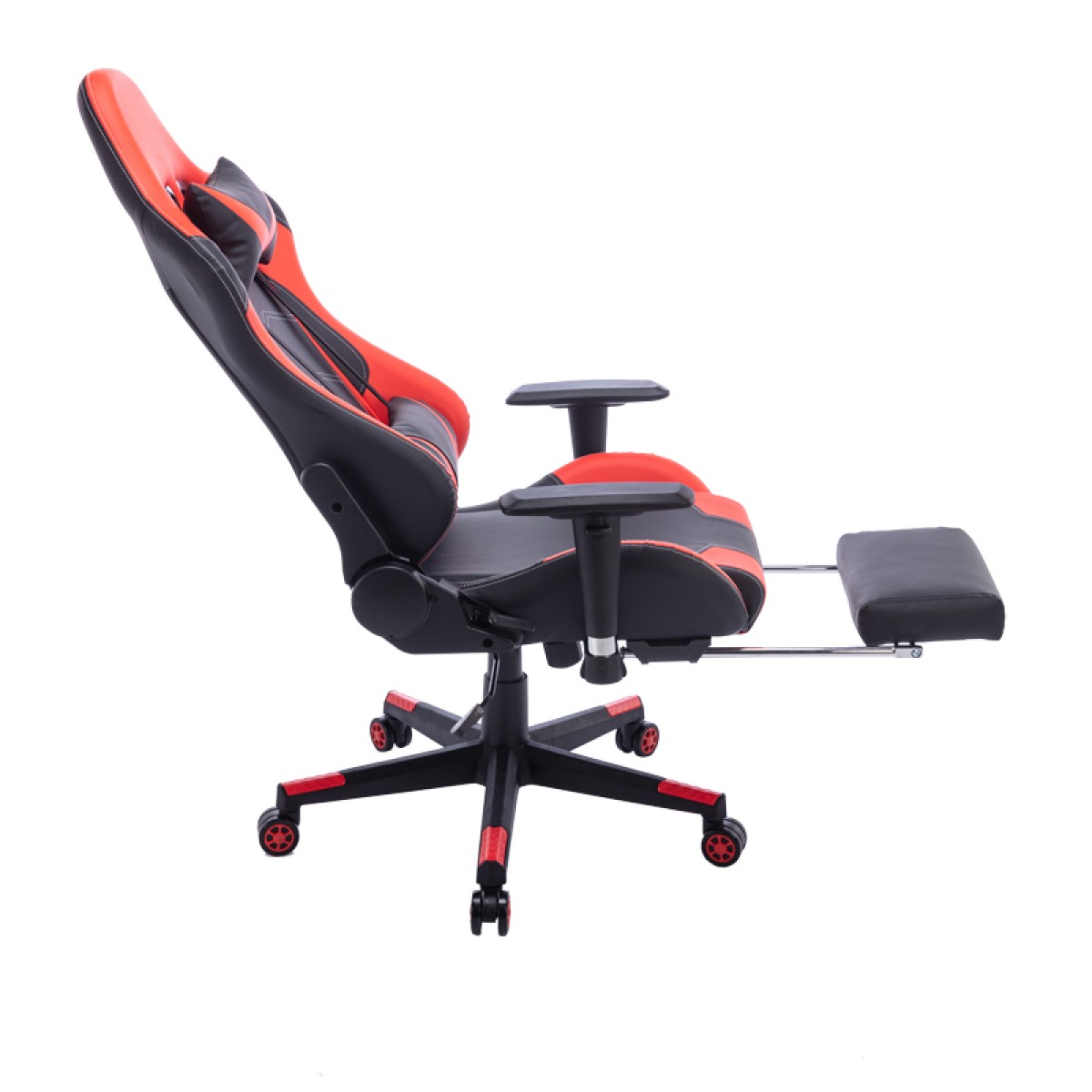 Καρέκλα γραφείου gaming Zeldo pakoworld pu μαύρο-κόκκινο 66x56x135εκ Καρέκλα γραφείου gaming Zeldo pakoworld pu μαύρο-κόκκινο 66x56x135εκ