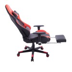 Καρέκλα γραφείου gaming Zeldo pakoworld pu μαύρο-κόκκινο 66x56x135εκ Καρέκλα γραφείου gaming Zeldo pakoworld pu μαύρο-κόκκινο 66x56x135εκ