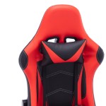 Καρέκλα γραφείου gaming Zeldo pakoworld pu μαύρο-κόκκινο 66x56x135εκ Καρέκλα γραφείου gaming Zeldo pakoworld pu μαύρο-κόκκινο 66x56x135εκ