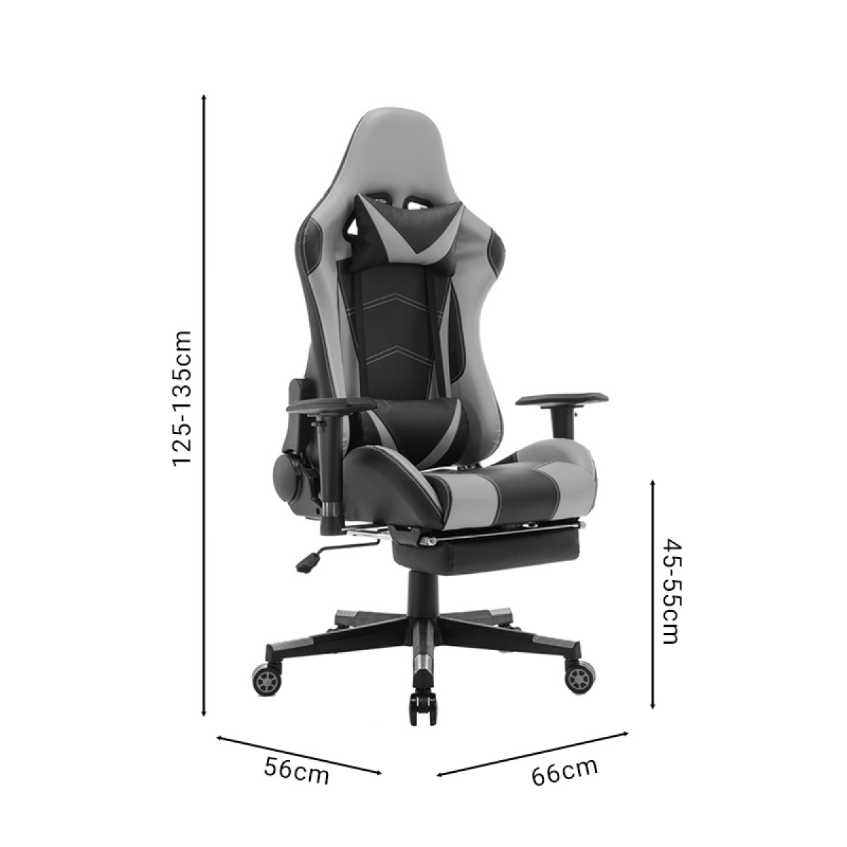 Καρέκλα γραφείου gaming Zeldo pakoworld pu μαύρο-κόκκινο 66x56x135εκ Καρέκλα γραφείου gaming Zeldo pakoworld pu μαύρο-κόκκινο 66x56x135εκ