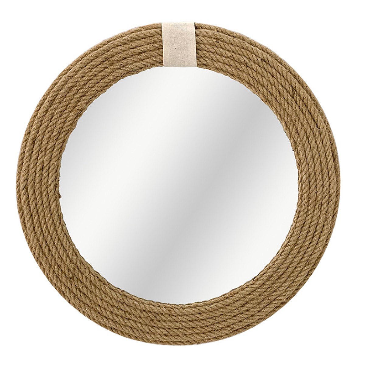Καθρέπτης Rope pakoworld φυσικό 60x2x60εκ Καθρέπτης Rope pakoworld φυσικό 60x2x60εκ