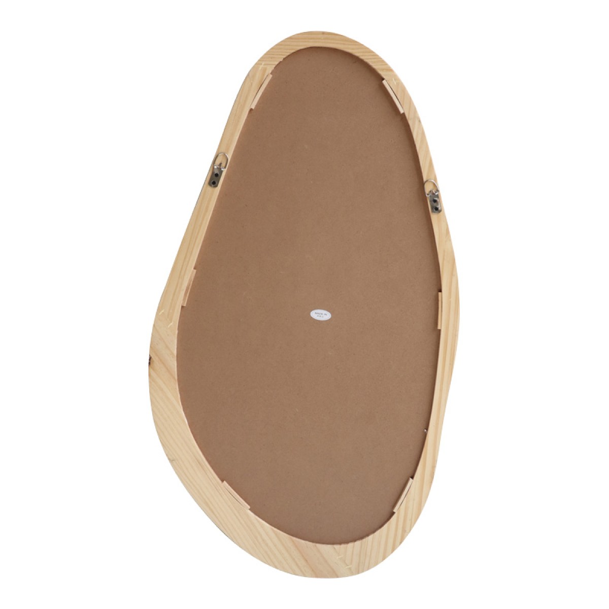 Καθρέπτης οβάλ Baloa pakoworld mdf σε φυσική απόχρωση 44x4x80εκ Καθρέπτης οβάλ Baloa pakoworld mdf σε φυσική απόχρωση 44x4x80εκ