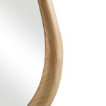 Καθρέπτης οβάλ Baloa pakoworld mdf σε φυσική απόχρωση 44x4x80εκ Καθρέπτης οβάλ Baloa pakoworld mdf σε φυσική απόχρωση 44x4x80εκ