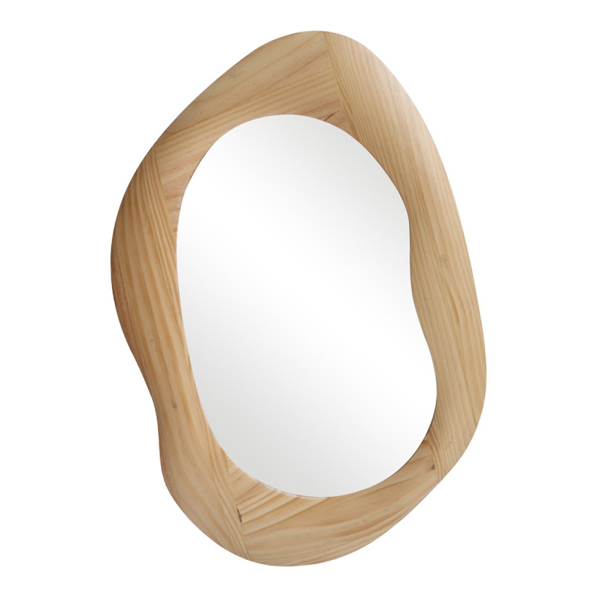Καθρέπτης οβάλ Enola pakoworld mdf σε φυσική απόχρωση 54x2.5x80εκ Καθρέπτης οβάλ Enola pakoworld mdf σε φυσική απόχρωση 54x2.5x80εκ