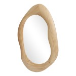 Καθρέπτης οβάλ Enola pakoworld mdf σε φυσική απόχρωση 54x2.5x80εκ Καθρέπτης οβάλ Enola pakoworld mdf σε φυσική απόχρωση 54x2.5x80εκ