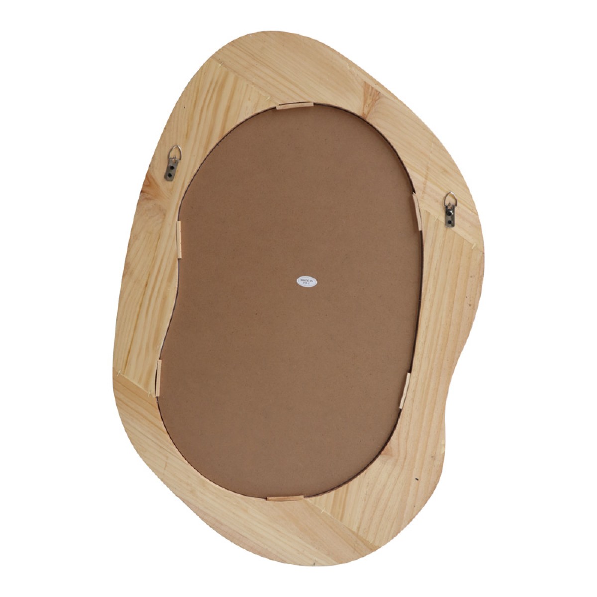 Καθρέπτης οβάλ Enola pakoworld mdf σε φυσική απόχρωση 54x2.5x80εκ Καθρέπτης οβάλ Enola pakoworld mdf σε φυσική απόχρωση 54x2.5x80εκ