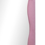 Καθρέπτης δαπέδου Lezour pakoworld βελούδο σε σάπιο μήλο απόχρωση 50x5x170εκ