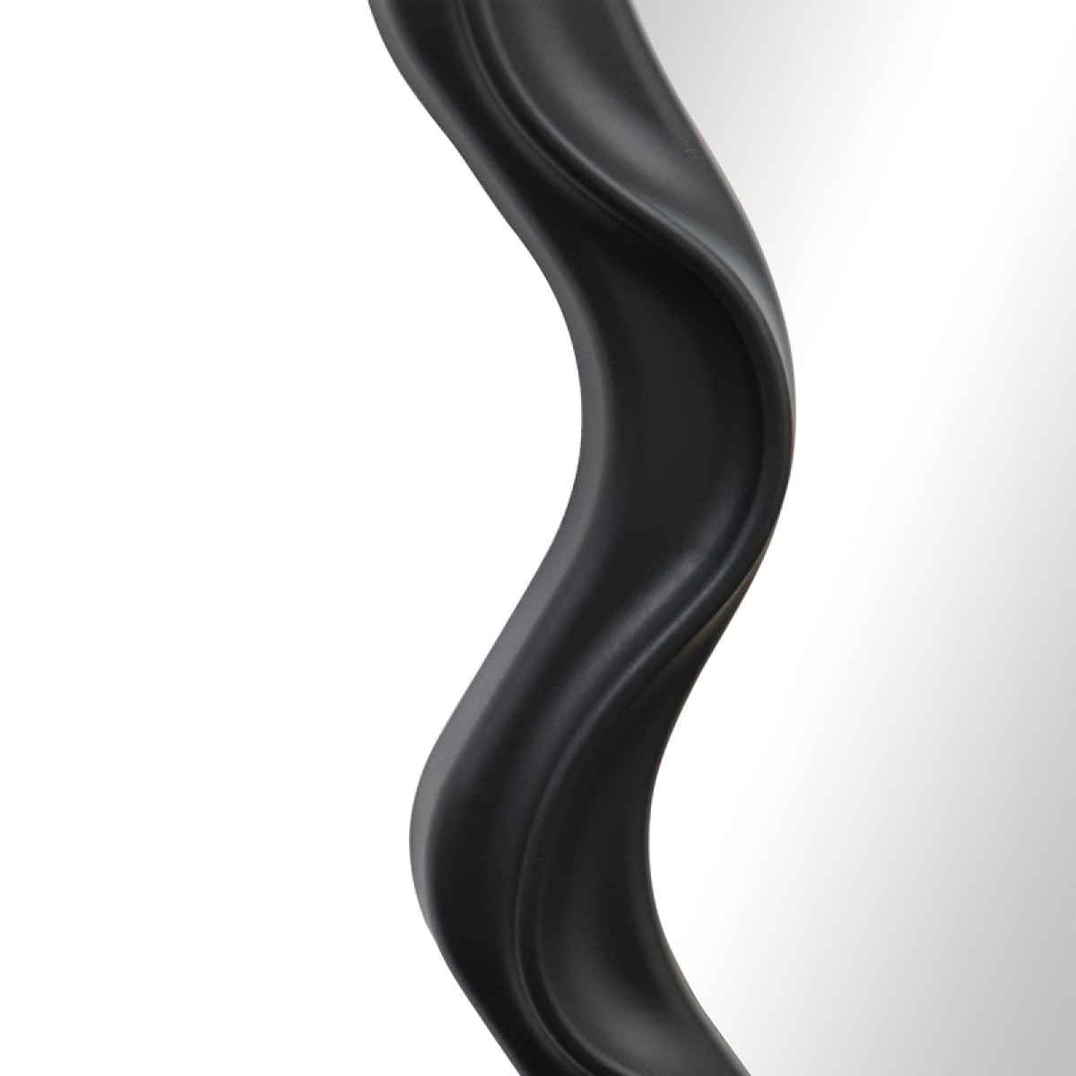 Καθρέπτης Liquid pakoworld pp σε μαύρη απόχρωση 26x2.7x39εκ