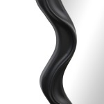 Καθρέπτης Liquid pakoworld pp σε μαύρη απόχρωση 26x2.7x39εκ