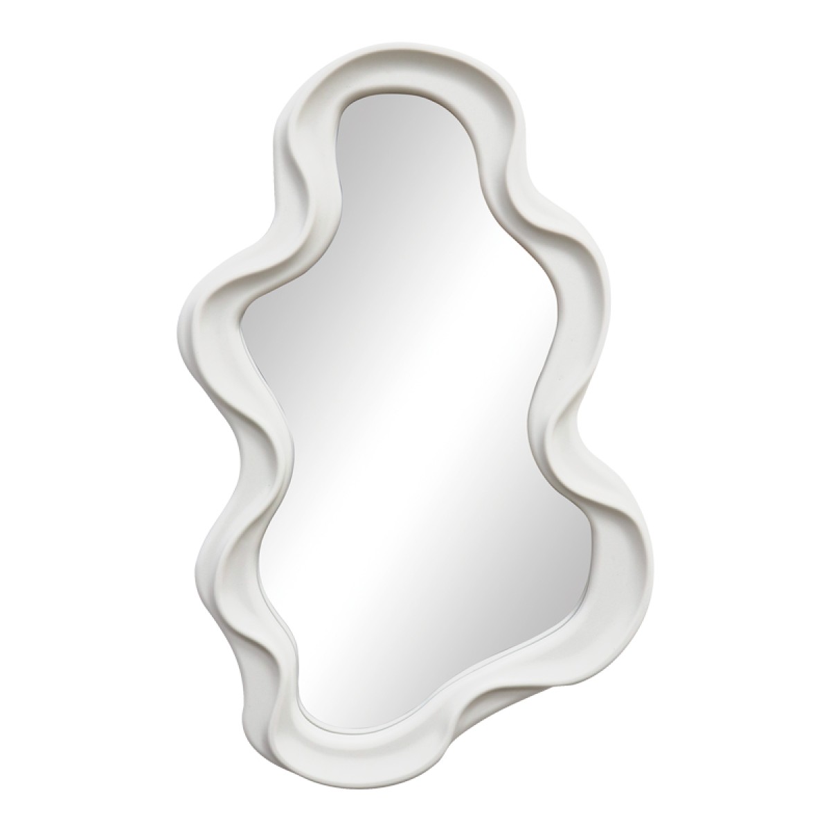 Καθρέπτης Liquid pakoworld pp σε λευκή απόχρωση 26x2.7x39εκ