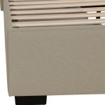 Κρεβάτι Veloty pakoworld ύφασμα μπεζ με συρτάρια 150x200εκ Κρεβάτι Veloty pakoworld ύφασμα μπεζ με συρτάρια 150x200εκ