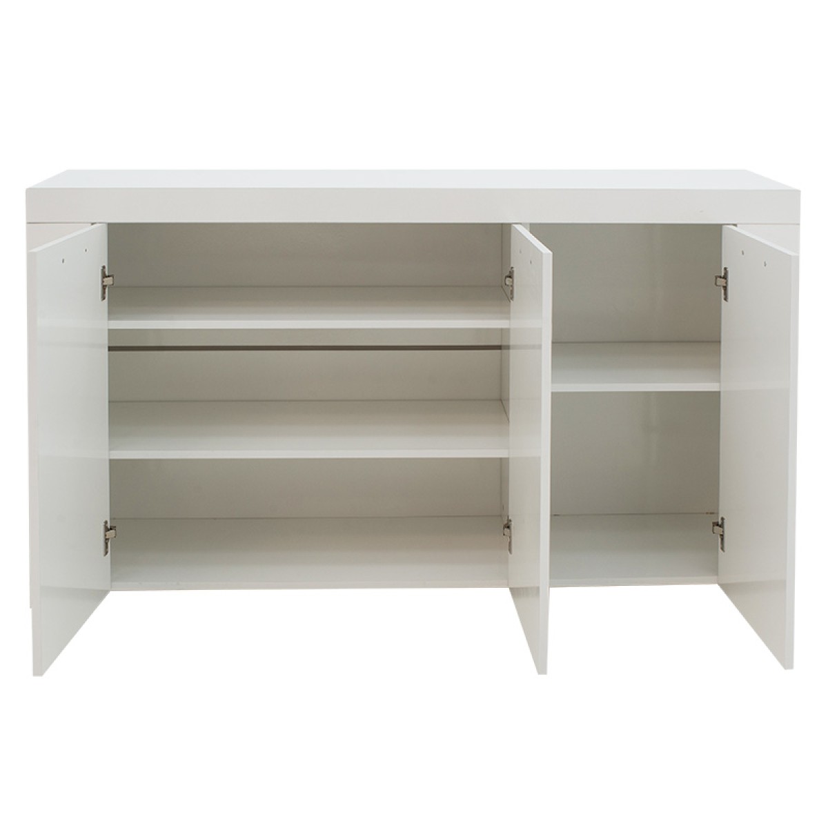 Μπουφές Joanna pakoworld λευκό 144x42x80εκ Μπουφές Joanna pakoworld λευκό 144x42x80εκ