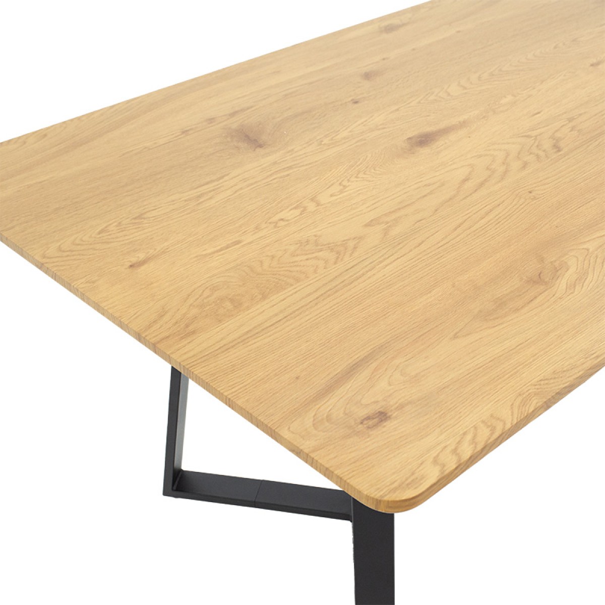 Tραπέζι Gemma pakoworld sonoma-μαύρο 140x80x75εκ Tραπέζι Gemma pakoworld sonoma-μαύρο 140x80x75εκ