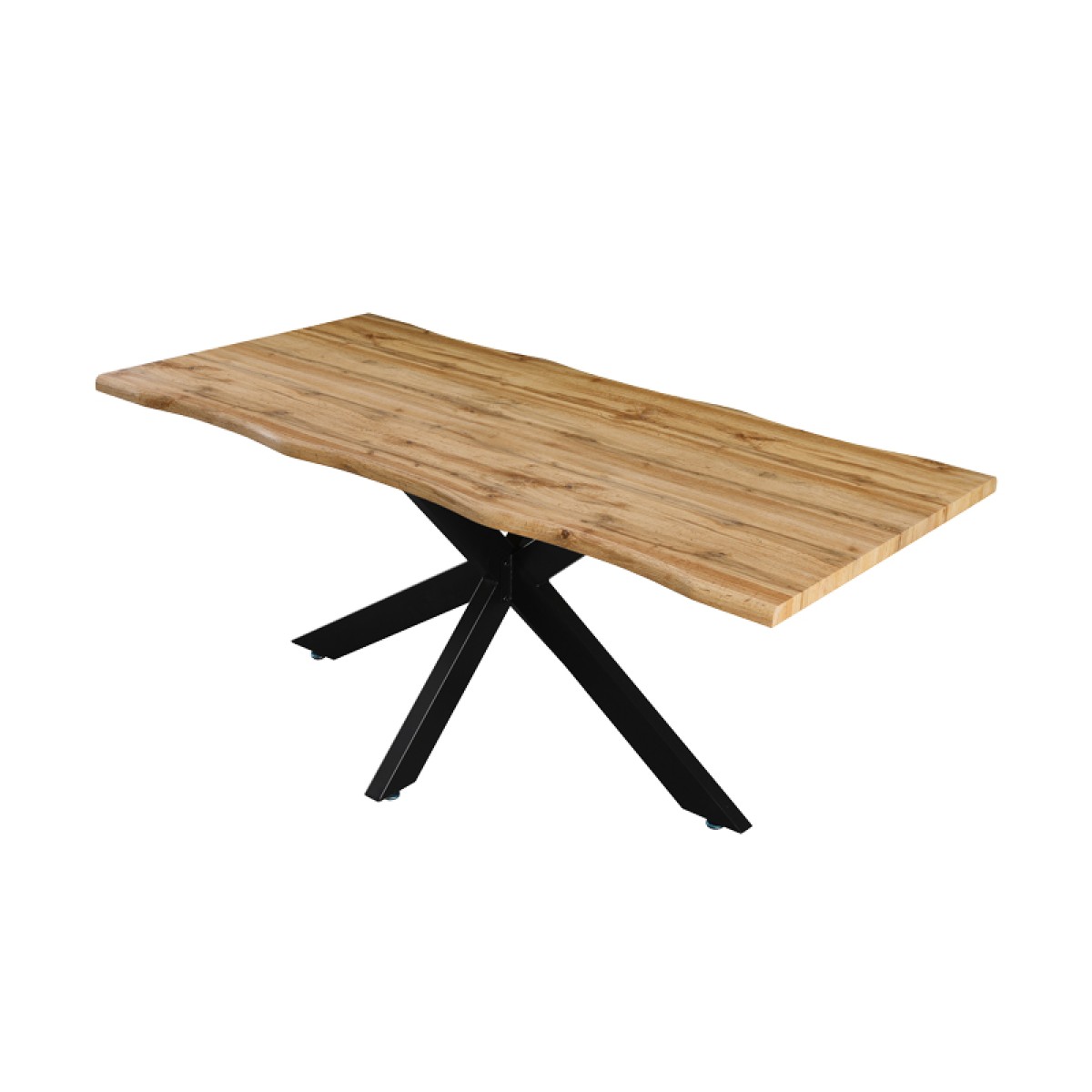 Tραπέζι Gilman pakoworld MDF sonoma-μαύρο 150x90x75εκ Tραπέζι Gilman pakoworld MDF sonoma-μαύρο 150x90x75εκ