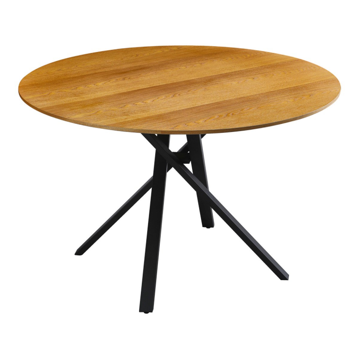Tραπέζι Cerco pakoworld sonoma mdf και μαύρο μεταλλικό πόδι Φ120x75εκ Tραπέζι Cerco pakoworld sonoma mdf και μαύρο μεταλλικό πόδι Φ120x75εκ