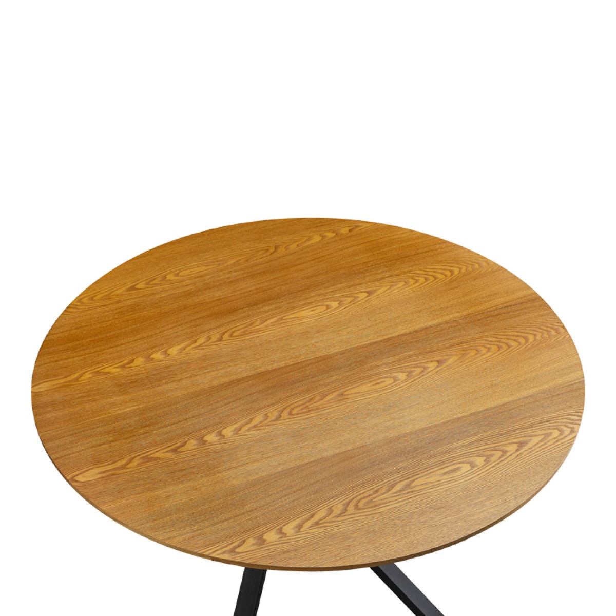 Tραπέζι Cerco pakoworld sonoma mdf και μαύρο μεταλλικό πόδι Φ120x75εκ Tραπέζι Cerco pakoworld sonoma mdf και μαύρο μεταλλικό πόδι Φ120x75εκ