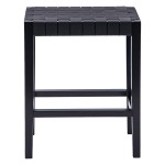 Σκαμπό Ridley pakoworld ξύλο-pu μαύρο 51x34x61.5εκ Σκαμπό Ridley pakoworld ξύλο-pu μαύρο 51x34x61.5εκ