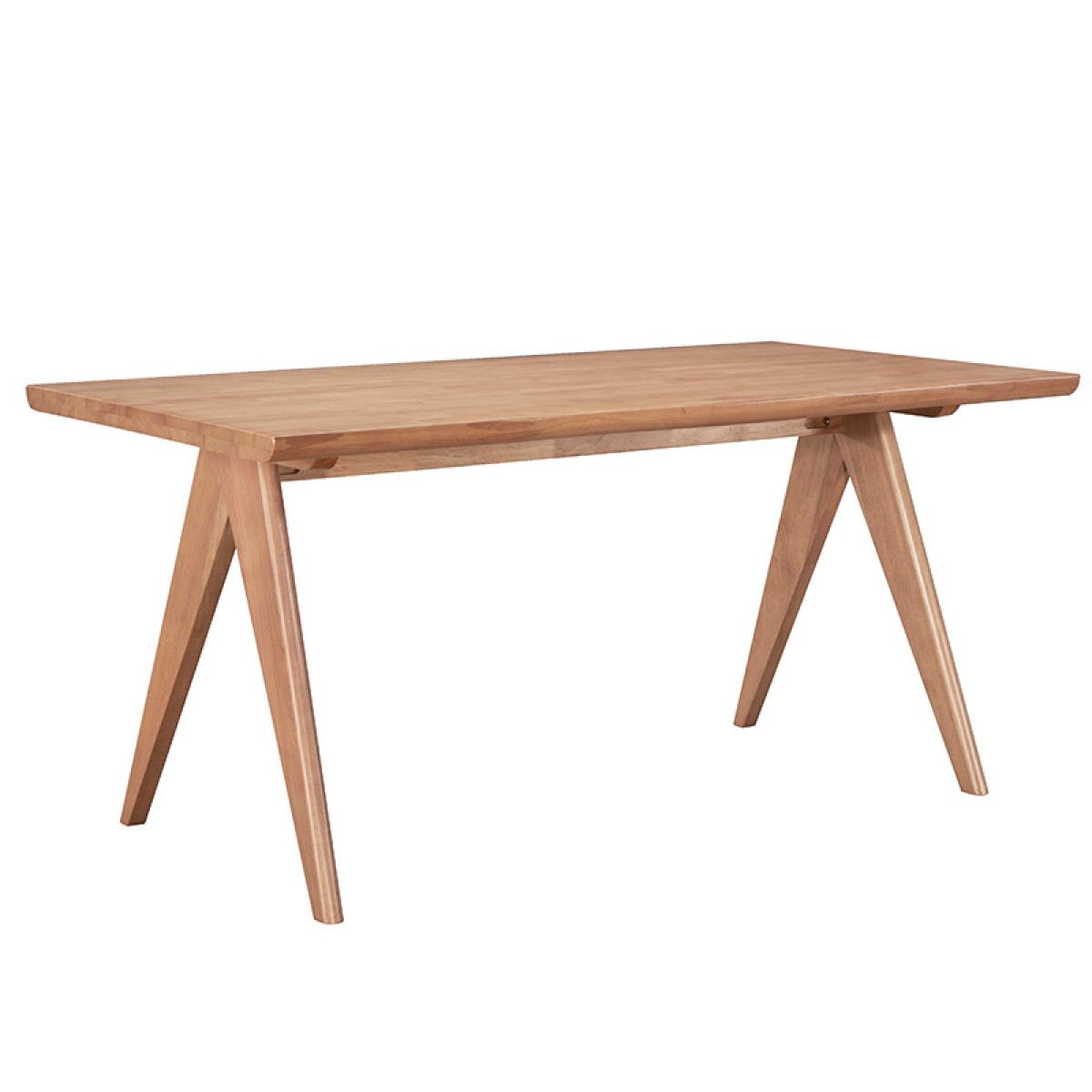 Τραπέζι Winslow pakoworld ξύλο rubberwood ανοικτό καρυδί 160x85x75εκ Τραπέζι Winslow pakoworld ξύλο rubberwood ανοικτό καρυδί 160x85x75εκ