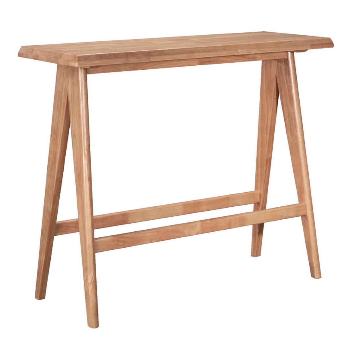 Τραπέζι Bar Winslow pakoworld ξύλο rubberwood ανοικτό καρυδί 120x45x100εκ Τραπέζι Bar Winslow pakoworld ξύλο rubberwood ανοικτό καρυδί 120x45x100εκ