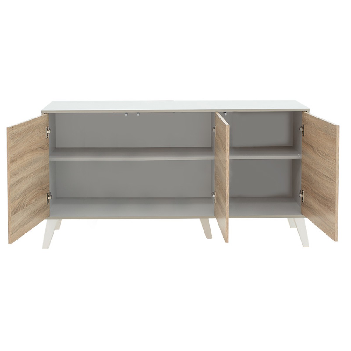 Μπουφές Billie pakoworld sonoma-γκρι 149x40x77εκ Μπουφές Billie pakoworld sonoma-γκρι 149x40x77εκ