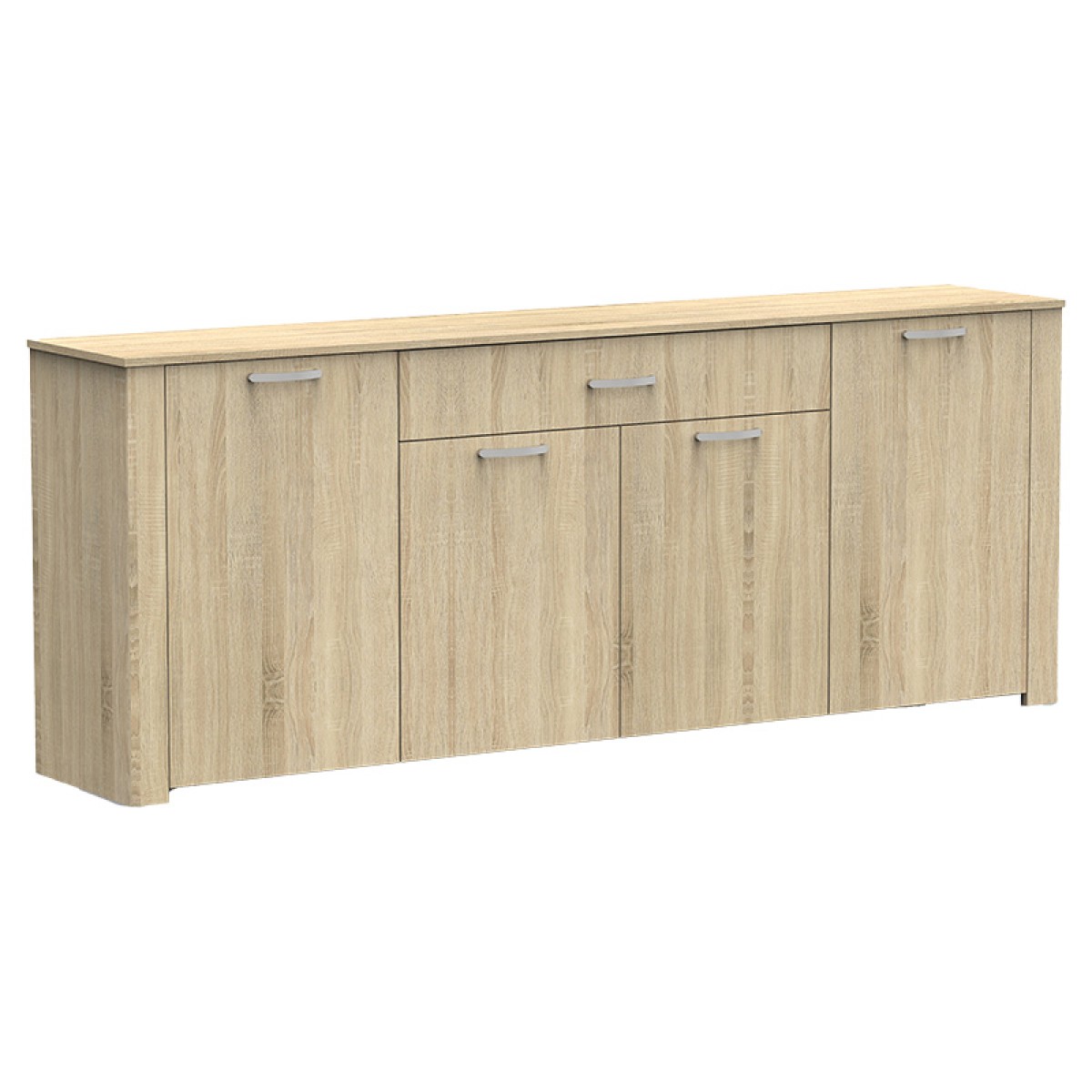 Μπουφές Kinley pakoworld sonoma 210x40x82εκ Μπουφές Kinley pakoworld sonoma 210x40x82εκ
