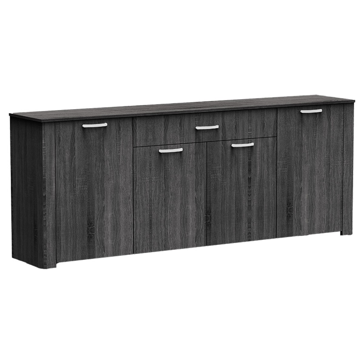 Μπουφές Kinley pakoworld grey-wenge 210x40x82εκ Μπουφές Kinley pakoworld grey-wenge 210x40x82εκ