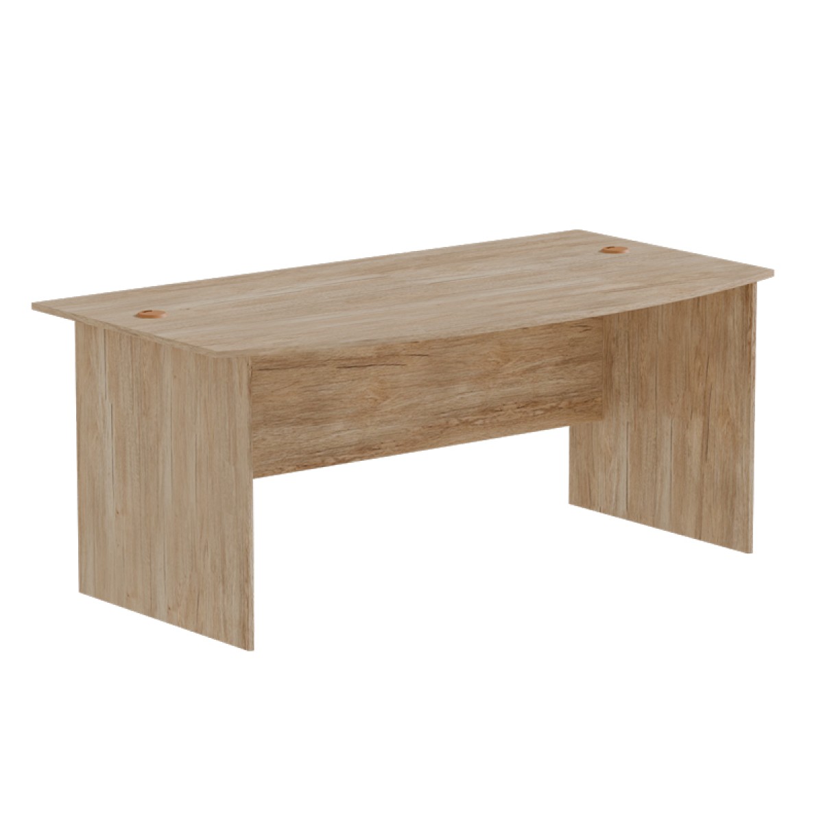 Γραφείο εργασίας Anze pakoworld φυσικό μελαμίνης 180x93.5x75εκ Γραφείο εργασίας Anze pakoworld φυσικό μελαμίνης 180x93.5x75εκ
